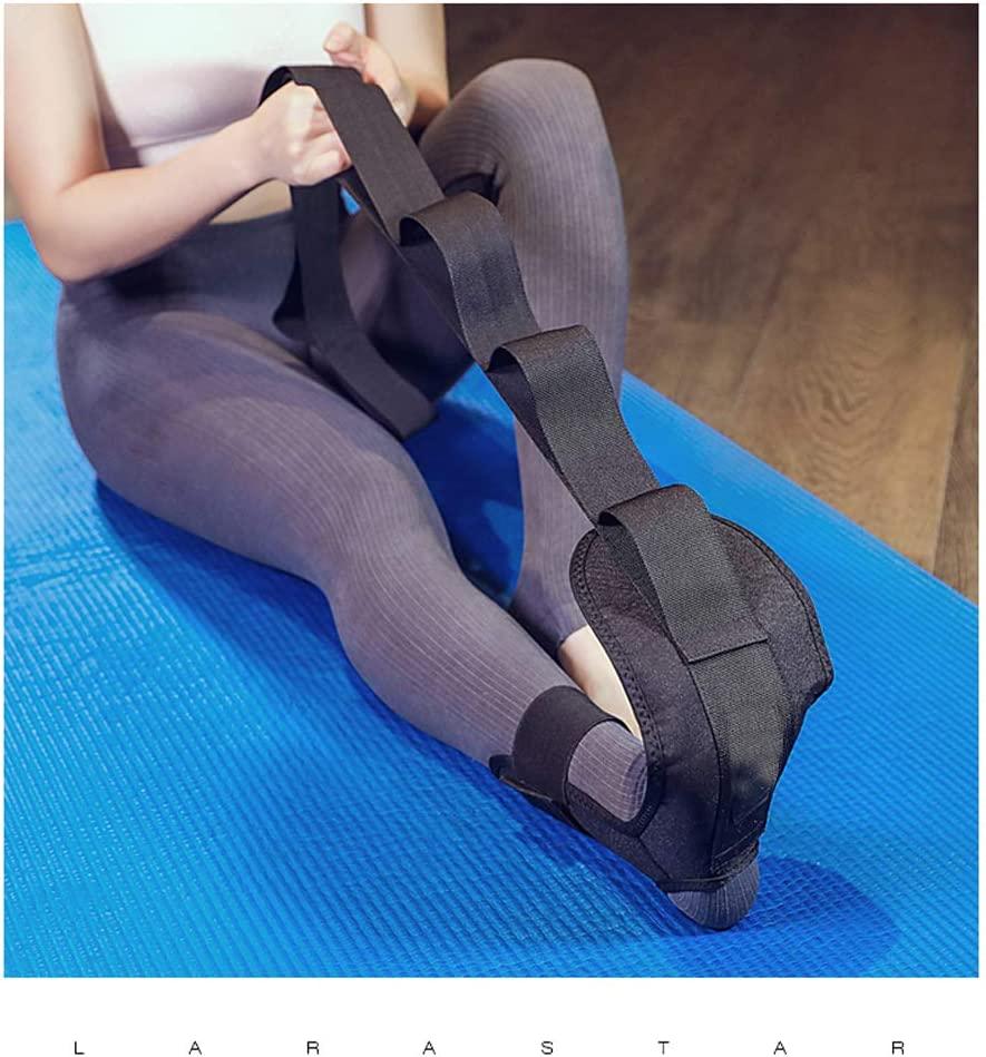 Yoga Stretching Strap with Loops - Ligament Stretch Band Ankle Ligament Stretcher belt Yoga & Pilates - Tophatter Daily Deals