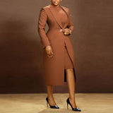 Back Slit Suit Vest Two-piece Set 0 - Tophatter Daily Deals
