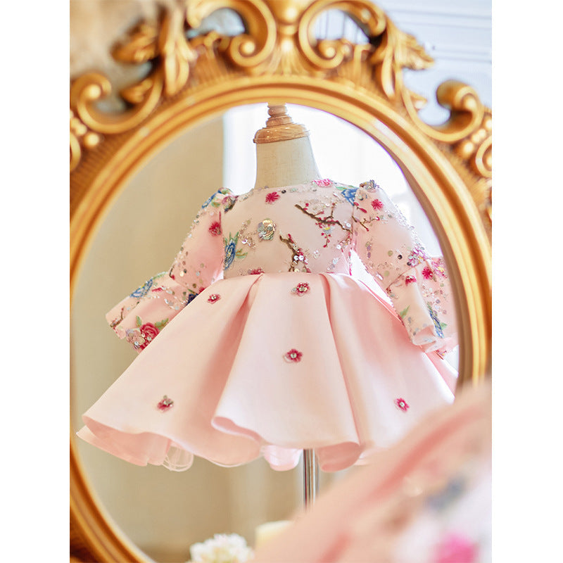 Baby Girl One Year Old Dress Birthday Chinese Tang Costume 0 - Tophatter Daily Deals