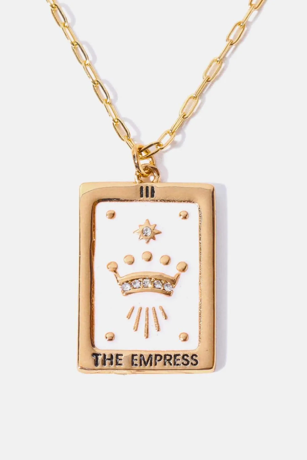 Tarot Card Pendant Copper Necklace Necklaces - Tophatter Daily Deals