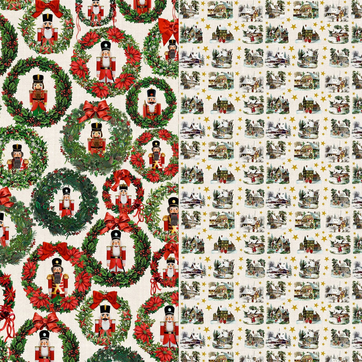 Nutcracker Christmas Wrapping Paper Book with 10 Stylish Sheets & Gift Tags Wrapping Paper - Tophatter Daily Deals