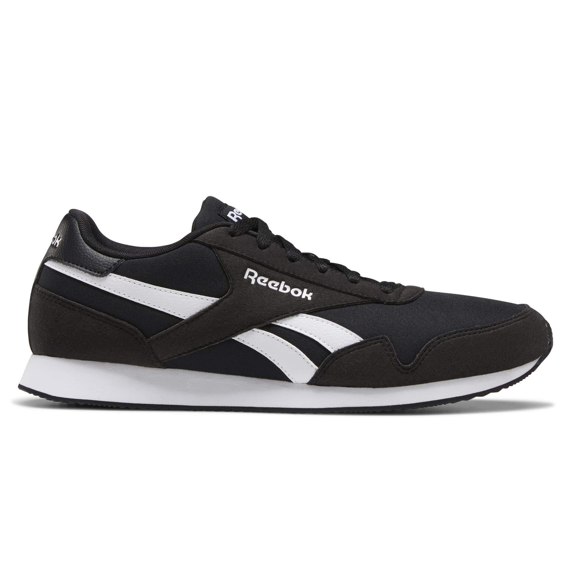 Reebok Men's Royal Classic Jogger 3 Shoes - Black/White/Black Black White Black Footwear - Tophatter Daily Deals