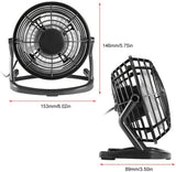 USB Powered Personal 5-Inch Desk Fan Household Appliances - Tophatter Daily Deals