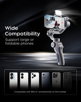AI Tracking Gimbal Stabilizer for Smartphone Smartphone Gimbals - Tophatter Daily Deals