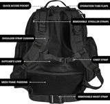 Phil & Jack Dad Diaper Bag Backpack, Baby Diaper Bag with Changing Station, Tactical Military Style, Womens Mens Diaper Bag (Black) Handbags & Wallets - Tophatter Daily Deals