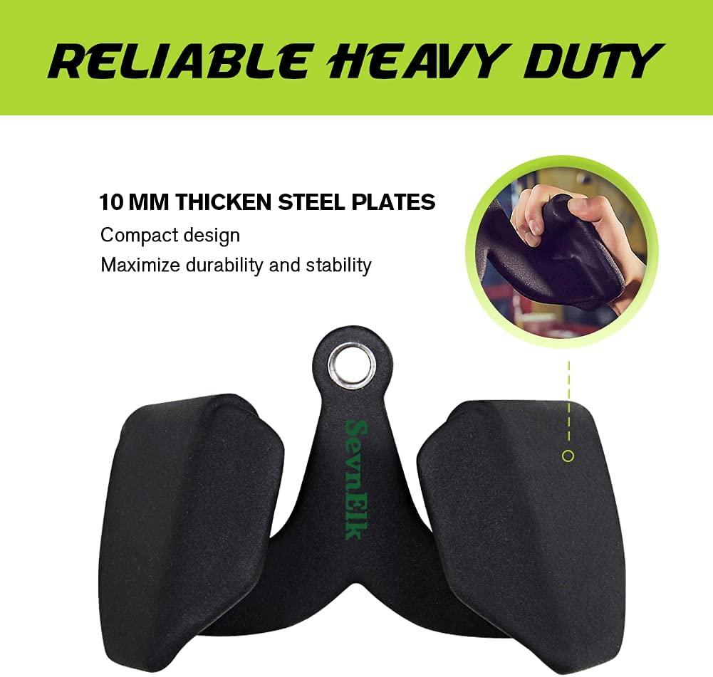 Row Handle for Cable Machines Home/Gym,Combo Tricep Press Down Cable Exercise & Fitness - Tophatter Daily Deals