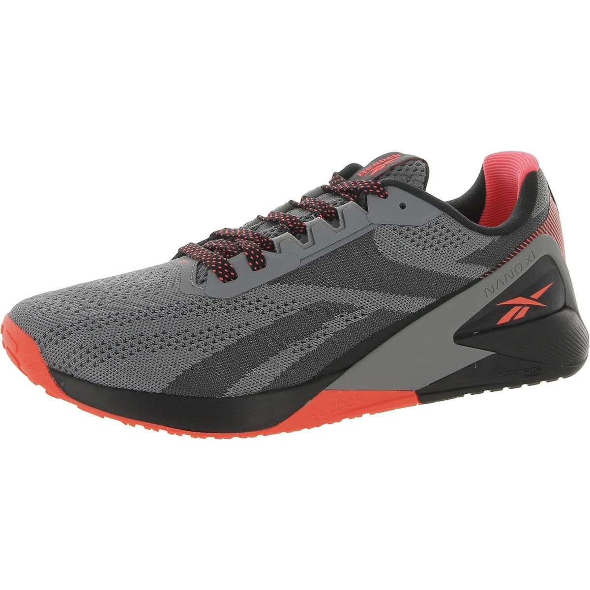 Reebok Men's Nano X1 Shoes - Cblack/Pugry5/Orgfla Cblack Pugry5 Orgfla 8 Footwear - Tophatter Daily Deals