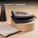 Kasentex Cat Bed, Lovely Tent with Removable Washable Pillow Cushion Pet Beds - Tophatter Daily Deals