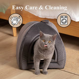 Kasentex Cat Bed, Lovely Tent with Removable Washable Pillow Cushion Pet Beds - Tophatter Daily Deals