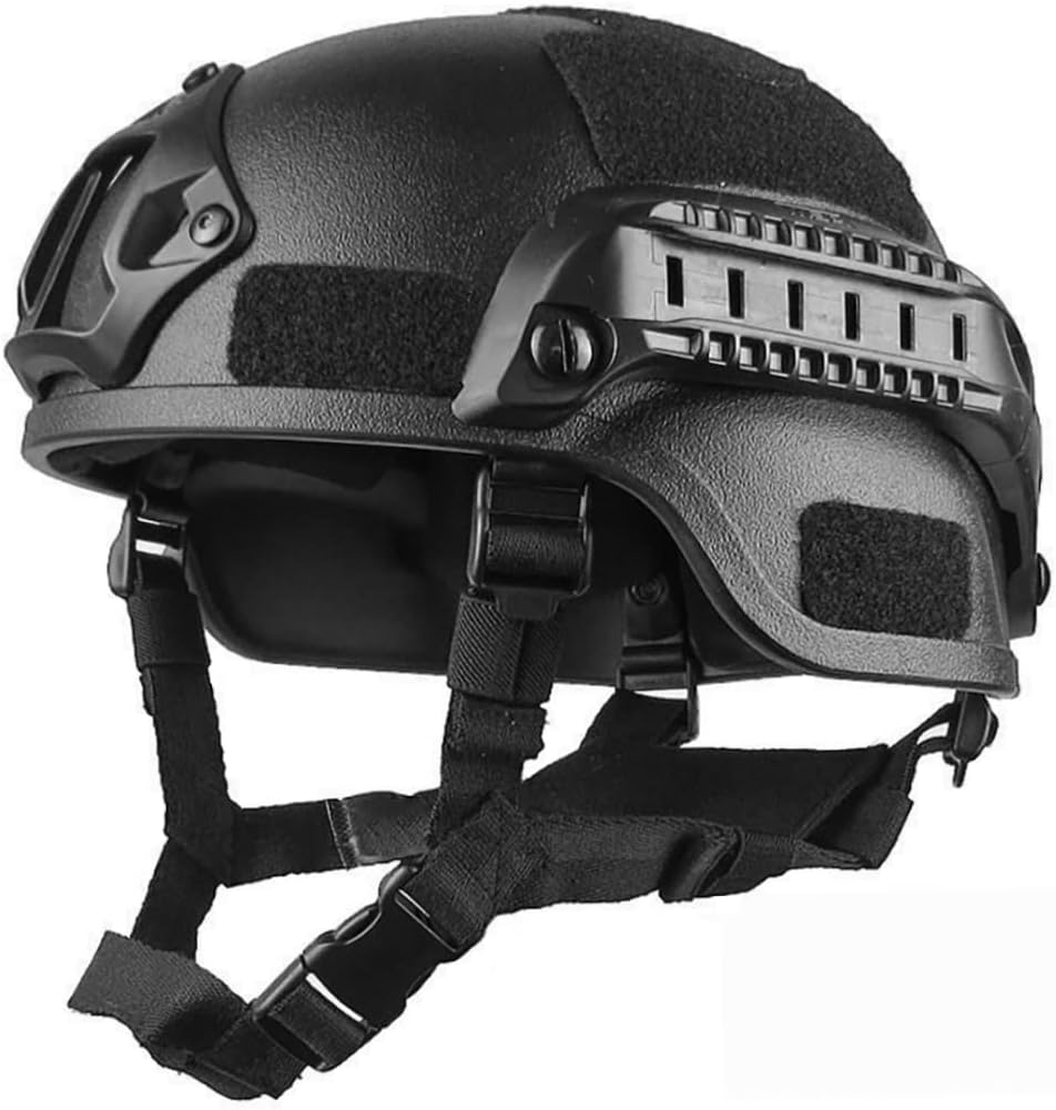 TACTICAL OUTDOOR HELMET BLACK - JY-14 - Tophatter's Army Deals ACCESSORIES - Tophatter Daily Deals