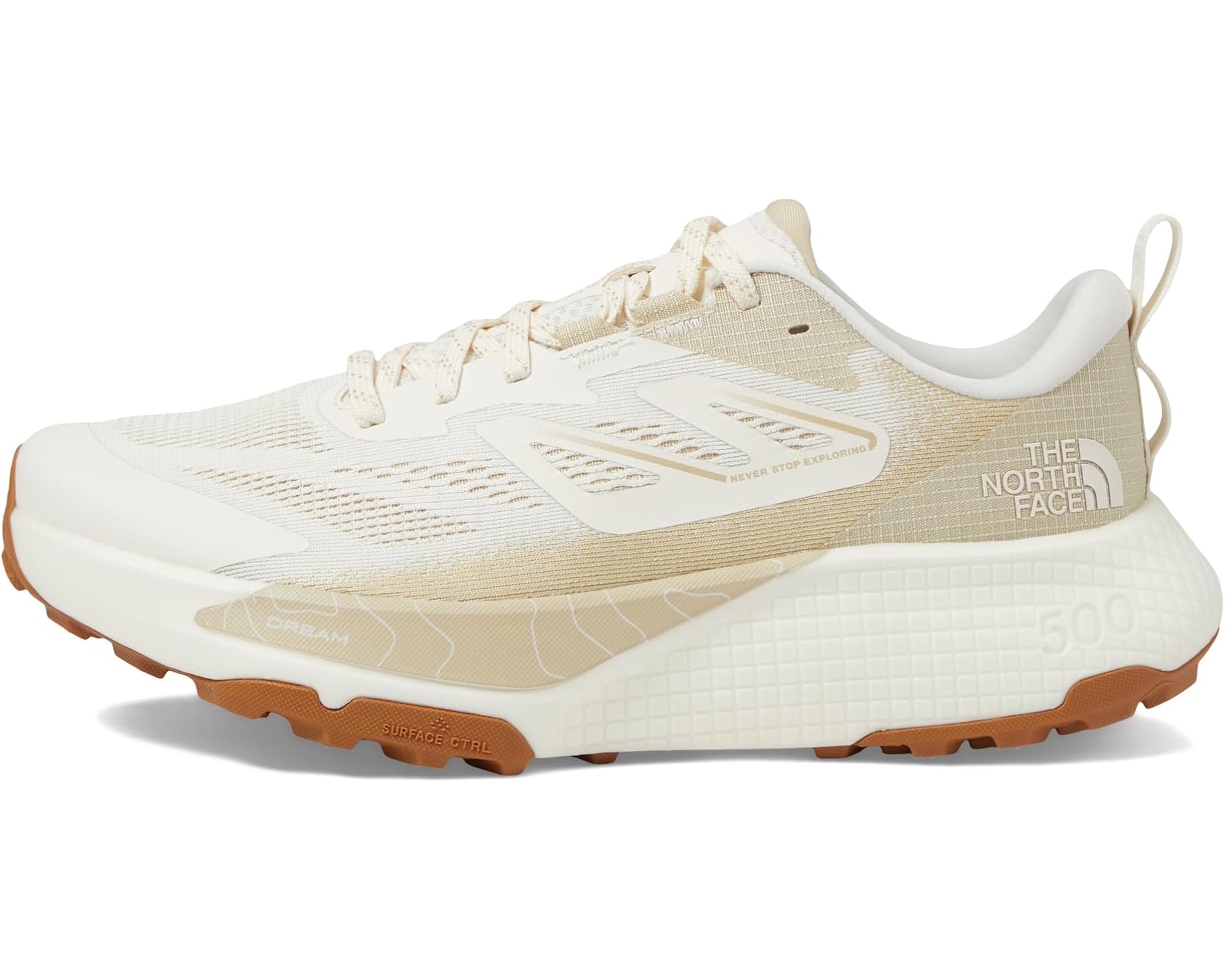 The North Face Men’s Altamesa 500 Trail Run Shoes - White Dune Stone Footwear - Tophatter Daily Deals