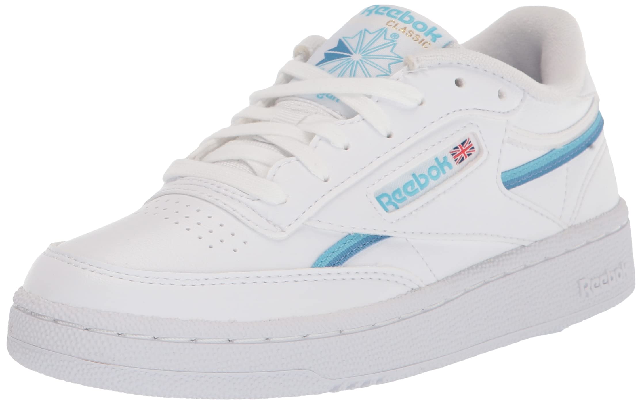 Reebok Men's Club C 85 Vegan Shoes - Ftwwht/Dgtblu/Essblu Ftwwht Dgtblu Essblu Footwear - Tophatter Daily Deals