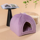 Kasentex Cat Bed, Lovely Tent with Removable Washable Pillow Cushion Pet Beds - Tophatter Daily Deals