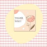 50 PcsPack Square Simple Thank-you Card Coated Paper Business Cards K112 Style 50 Pieces 0 - Tophatter Daily Deals