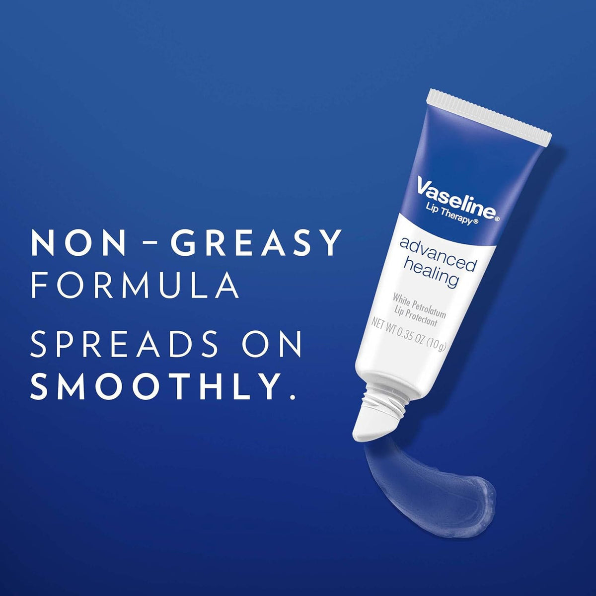 Vaseline Lip Therapy Advanced Healing Lip Balm Tube 3-Pack – White Petroleum Lip Protectant, 0.35 Oz Ea Beauty & Personal Care - Tophatter Daily Deals