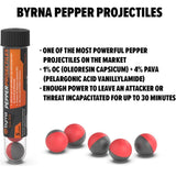 Byrna® Non-Lethal Self-Defense Pepper Projectiles - Tophatter Daily Deals