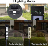 Solar Lighted House Address Sign – LED Illuminated Outdoor Plaque with Ground Stake for Yard, Garden & Home Outdoor Lighting - Tophatter Daily Deals
