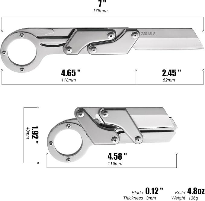 Mechanical folding EDC Knife-GS16 Pocket Knives - Tophatter Daily Deals