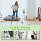 Electric Spin Scrubber Cordless Scrubber Brush with Long Handle Household Appliances - Tophatter Daily Deals