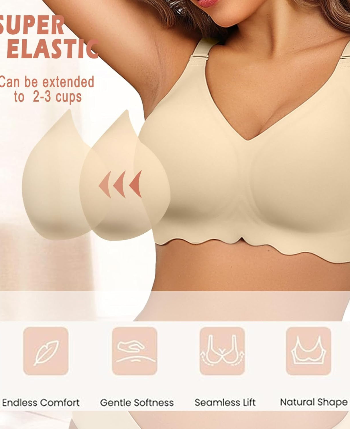 Wireless Bras Seamless Bralette Bra Lingerie Sets-Bras - Tophatter Daily Deals