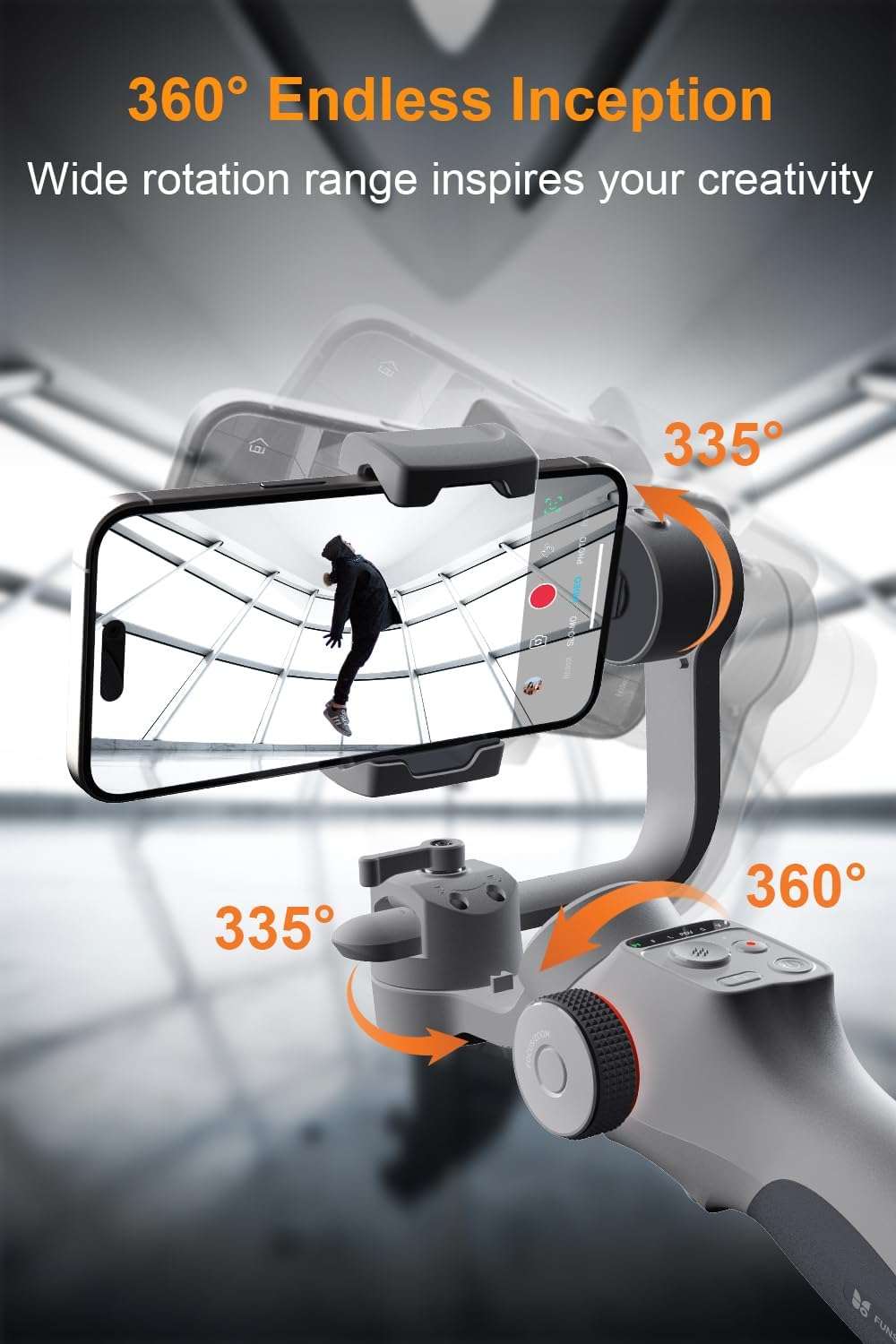 AI Tracking Gimbal Stabilizer for Smartphone Smartphone Gimbals - Tophatter Daily Deals