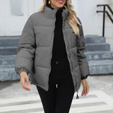 Insulating Women's Puffer Jacket - Quilted, For Winter - Tophatter Daily Deals