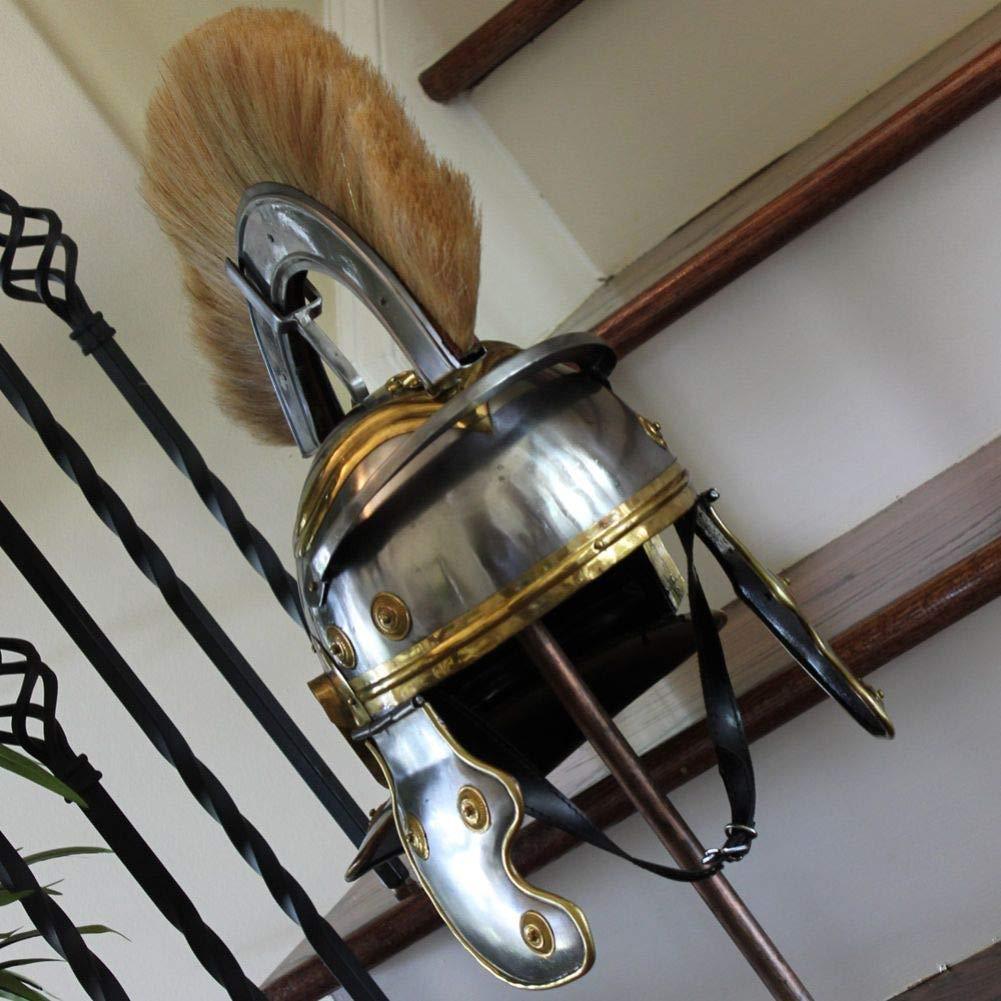 Imperial Roman Centurion Helmet with Blonde Plume historical period - Tophatter Daily Deals