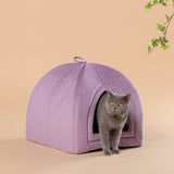 Kasentex Cat Bed, Lovely Tent with Removable Washable Pillow Cushion Pet Beds - Tophatter Daily Deals