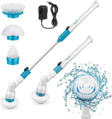 Electric Spin Scrubber Cordless Scrubber Brush with Long Handle Household Appliances - Tophatter Daily Deals