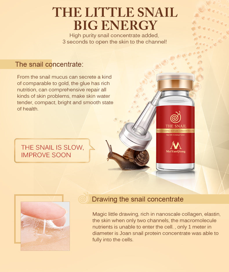Beauty Qiong Snail Nourishing and Repairing Liquid 12ml 0 - Tophatter Daily Deals