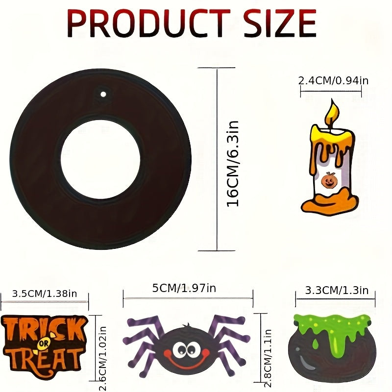 Halloween Wreath Handmade Kit (8pcs) - Tophatter Daily Deals