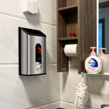 Wall-Mounted Stainless Steel Garbage Bag Dispenser Kitchen Bins - Tophatter Daily Deals