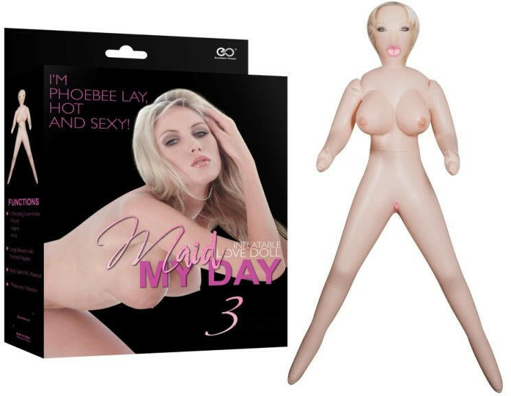 Maid My Day Doll Phoebee Lay – Inflatable 164cm Love Doll > Sex Toys > Sex Dolls > Novelty Inflatables - Tophatter Daily Deals
