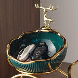 Shoe Cabinet with Golden Frame and Handles Shoe Racks & Organisers - Tophatter Daily Deals