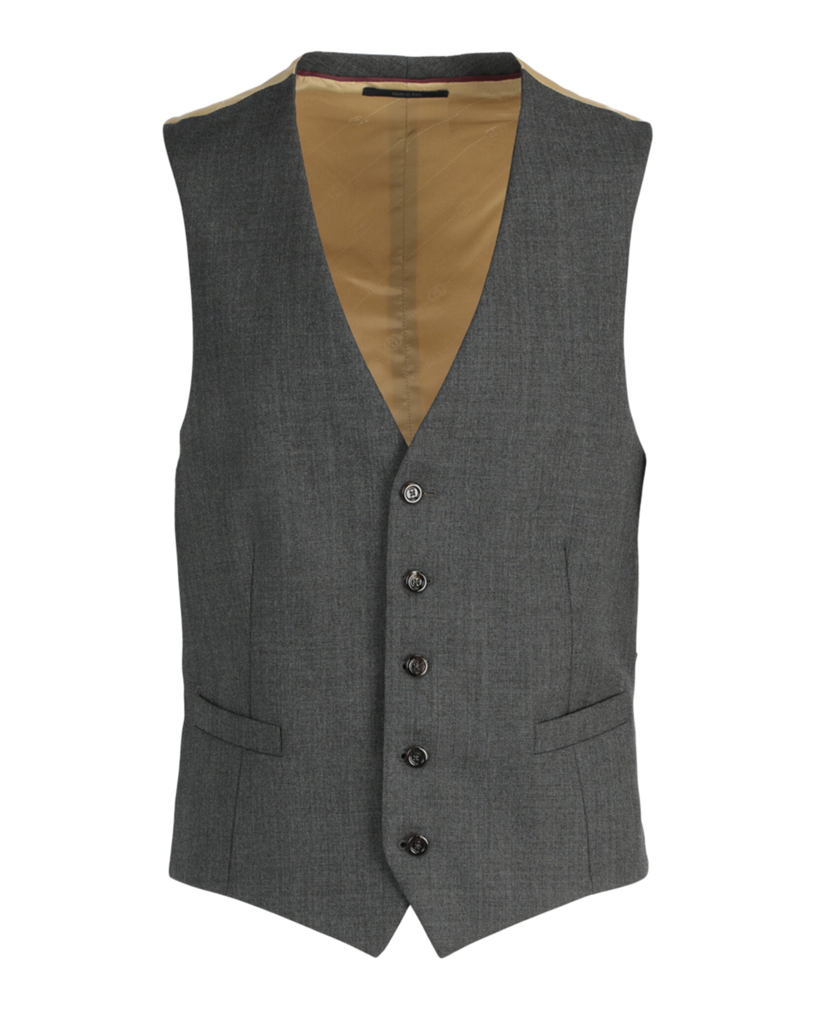 Gucci Wool Tailored Vest Dark Grey Vests - Tophatter Daily Deals