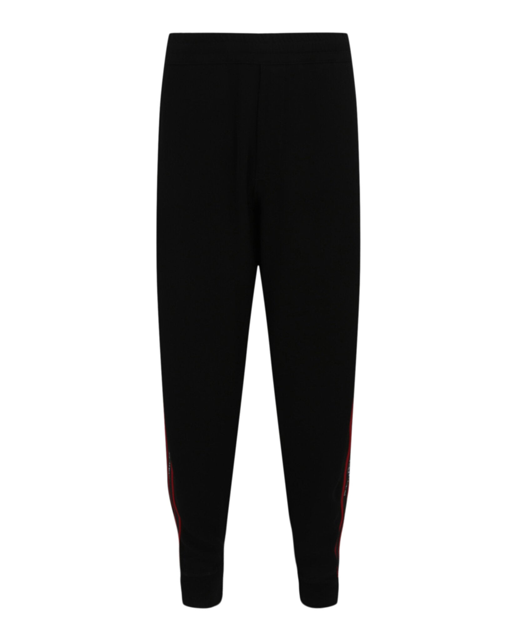Alexander McQueen Logo Tape Joggers Black Joggers - Tophatter Daily Deals
