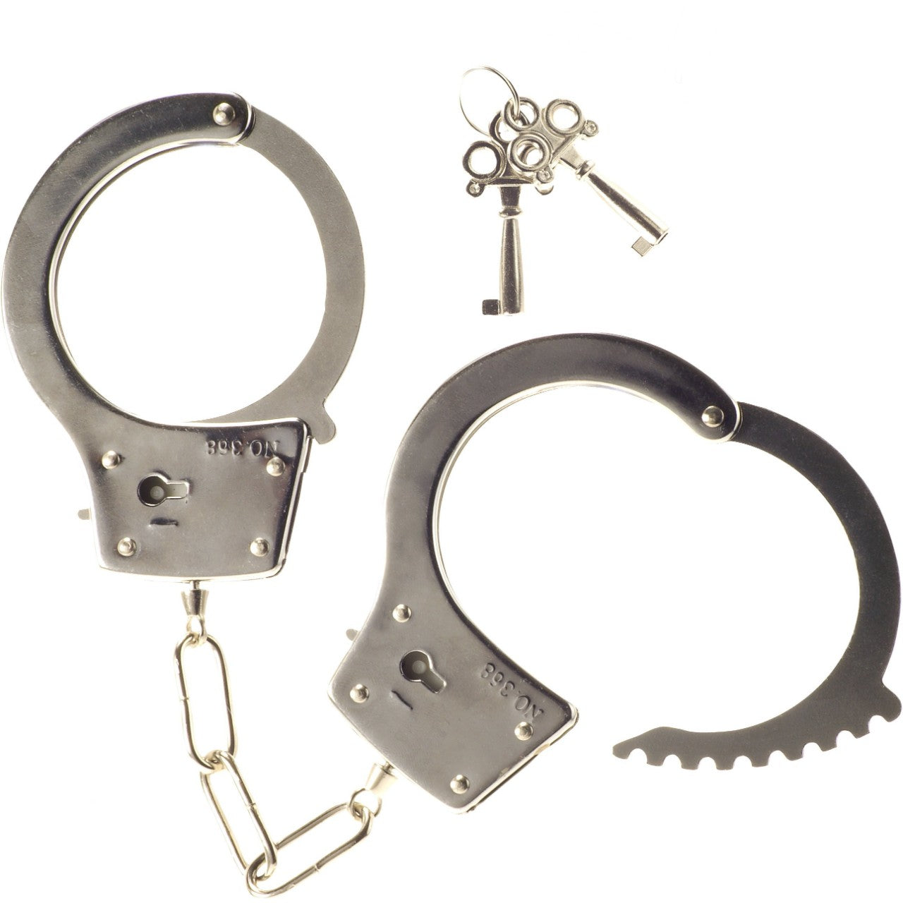 Kinx Heavy Metal Handcuffs in Silver Bondage - Tophatter Daily Deals