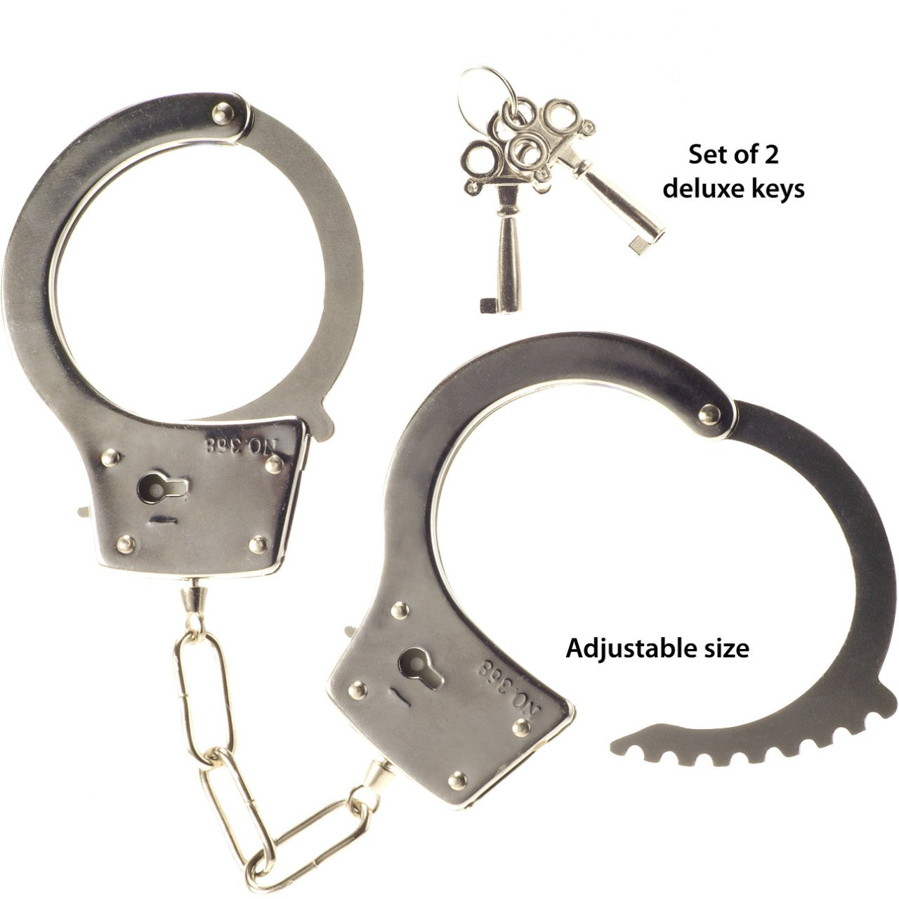 Kinx Heavy Metal Handcuffs in Silver Bondage - Tophatter Daily Deals