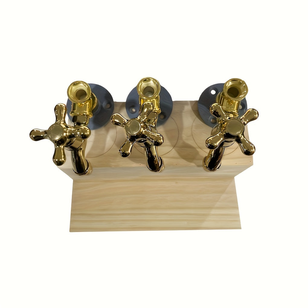 Three-Way Whiskey Decanter Tap Dispenser with Handle Home & Garden > Kitchenware > Kitchen Utensils - Tophatter Daily Deals