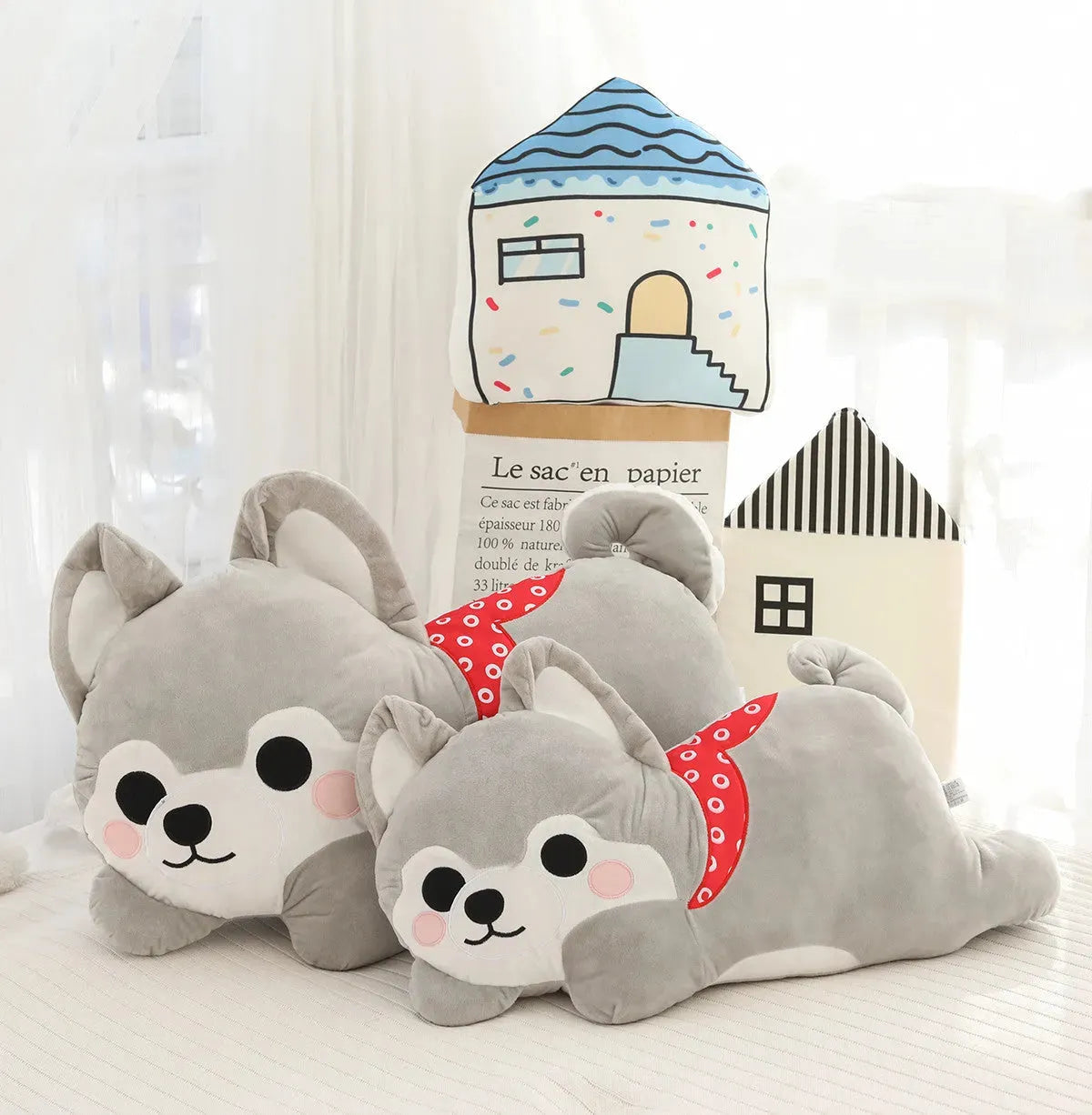 Kawaii Cute Printed Shiba Inu Cushion Pillow Humidifier - Tophatter Daily Deals