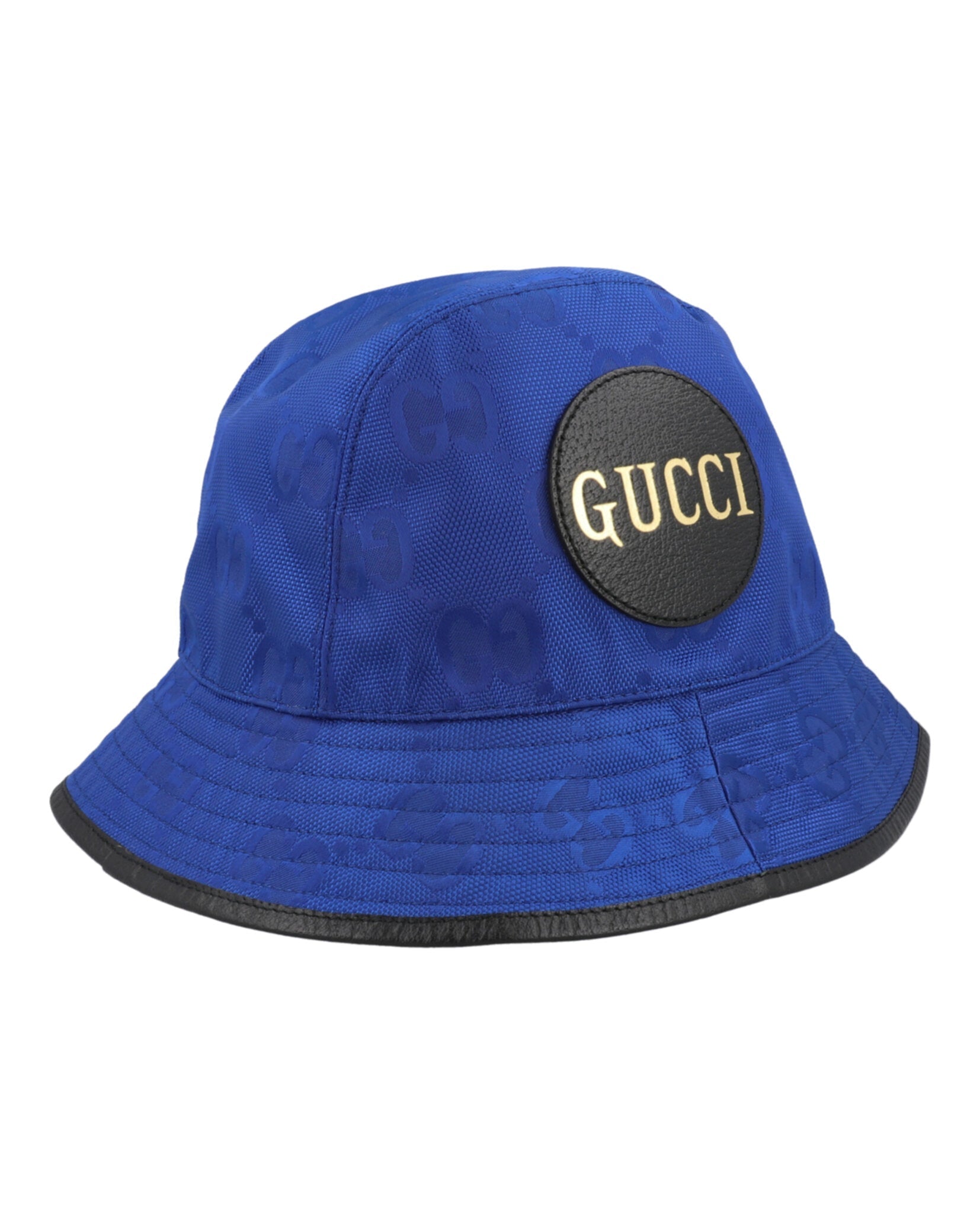 Gucci GG Monogram Bucket Hat Royal Black Headwear - Tophatter Daily Deals