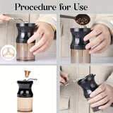 Gourmet Travel Stainless Steel Coffee Set Grinder (9pcs) Appliances > Kitchen Appliances > Coffee Machines & Accessories - Tophatter Daily Deals