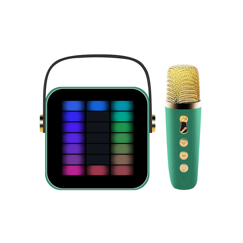 Bluetooth Speaker Portable Belt Microphone Split Green USB 0 - Tophatter Daily Deals