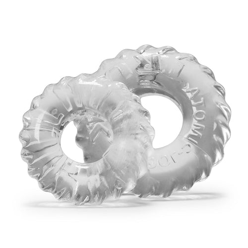 Oxballs Truckt 2-Pack (Clear) – Stretchy Clear Cockrings > Cock Ring > Sets - Tophatter Daily Deals