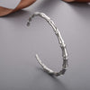 Stainless Steel Bamboo Shape Bracelet Bracelets - Tophatter Daily Deals