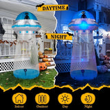 Inflatable UFO 8.8 Ft Yard Decor Halloween 2025 LED 3D Changing Face Moving Picture Frame - Tophatter Daily Deals