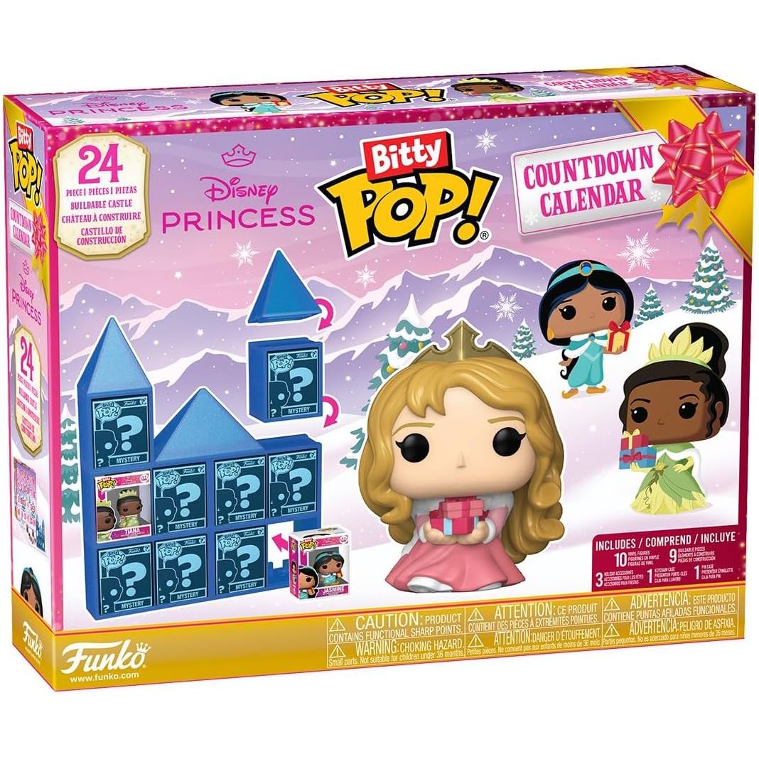 Funko Bitty Pop Disney Princess Christmas Advent Calendar, Kids Advent Calendar Advent Calendar - Tophatter Daily Deals