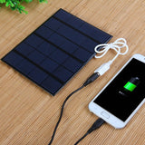 3.5W 6V Solar Charger Solar Panel Power Bank 0 - Tophatter Daily Deals