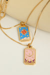 Tarot Card Pendant Copper Necklace Necklaces - Tophatter Daily Deals