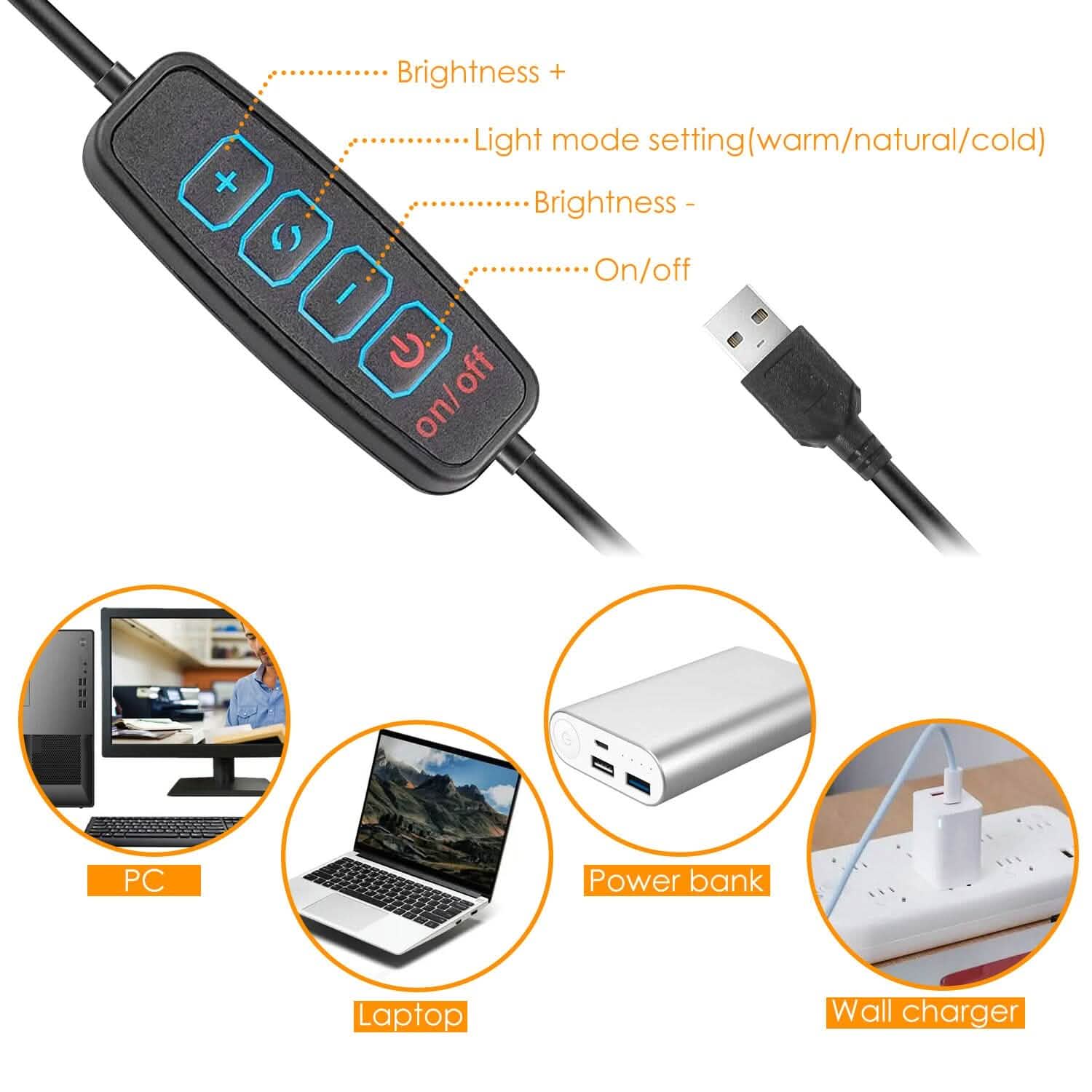 6.3-Inch LED Ring Light Computer Accessories - Tophatter Daily Deals